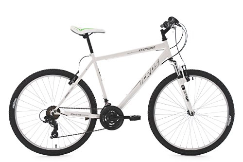 Vélos de montagnes : KS Cycling 387M Vélo Semi Rigide Mixte Adulte, Blanc