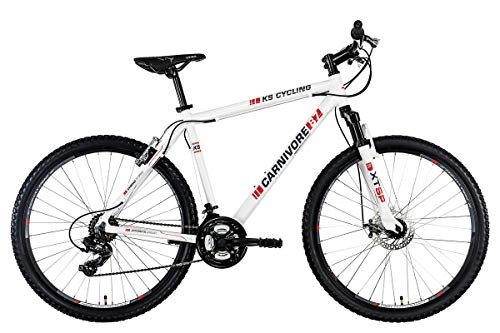 Vélos de montagnes : KS Cycling Carnivore VTT Semi Rigide 27, 5" Blanc TC 51 cm