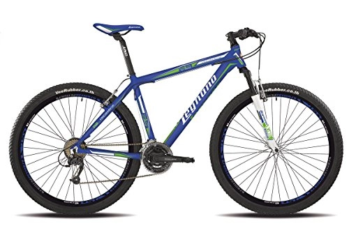 Vélos de montagnes : Legnano Val Gardena 610 Vélo VTT à suspension avant, 29", 21 Vitesses, taille 52, bleu