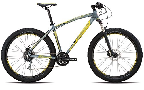 Vélos de montagnes : Legnano vélo 910 Duran 27, 5 "Plus 3 x 8 V taille 48 alu gris (VTT ammortizzate) / Bicycle 910 Duran 27, 5 plus 3 x 8S Size 48 alu Grey (VTT Front Suspension)