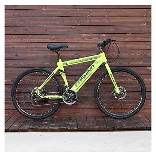 Vélos de montagnes : LILIS Vélo VTT, VTT en Aluminium Les bicyclettes de Montagne Vélo VTT Homme Adulte vélo for Femmes 24 Pouces Roues réglable Double Frein à Disque (Color : Green, Size : 30 Speed)