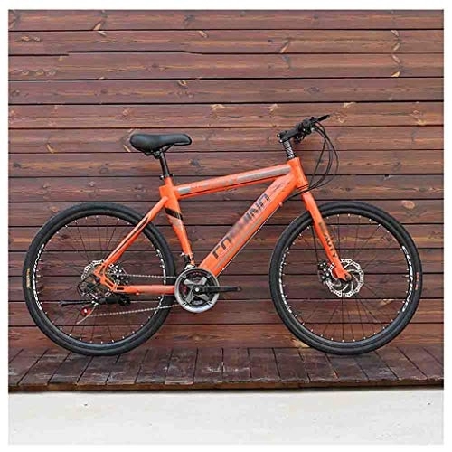 Vélos de montagnes : LILIS Vélo VTT, VTT en Aluminium Les bicyclettes de Montagne Vélo VTT Homme Adulte vélo for Femmes 24 Pouces Roues réglable Double Frein à Disque (Color : Orange, Size : 24 Speed)
