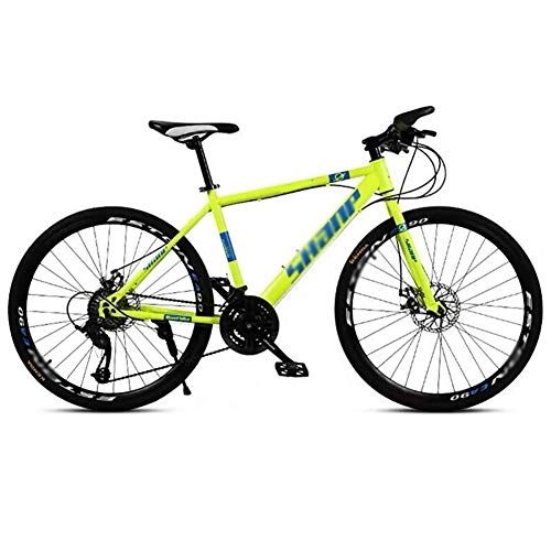 Vélos de montagnes : LILIS Vélo VTT, VTT en Aluminium Vélo de Montagne Vélo de Route VTT Homme 24 Vitesse 24 / 26 Pouces Roues for Adultes Femmes (Color : Green, Size : 24in)