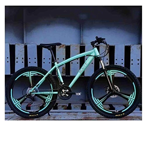 Vélos de montagnes : LILIS Vélo VTT, VTT en Aluminium Vélo VTT VTT Adulte Route Vélos for Les Hommes et Les Femmes 26En Roues Double Vitesse réglable Frein à Disque (Color : Blue, Size : 21 Speed)