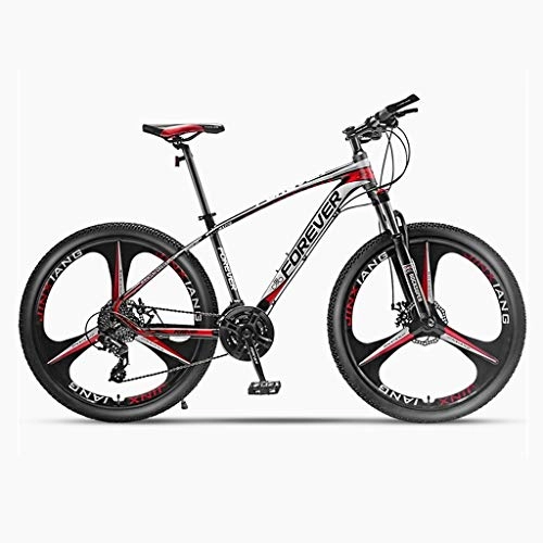 Vélos de montagnes : LYRWISHJD 30 Vitesse Mountain Trail Professional Bike VTT en Aluminium léger Cadre verrouillables Fourchette for Le Transport Urbain, Aller à l'école, Outing, Fitness (Color : Red, Size : 27.5 inch)