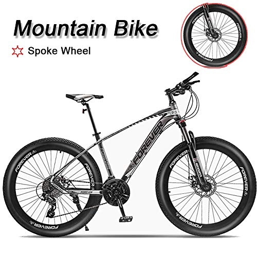 Vélos de montagnes : LYRWISHJD Vélo de montagne pour adulte 27 vitesses 69, 8 cm Cadre en alliage d'aluminium Siège réglable Plusieurs tailles (couleur : 21 vitesses, taille : 66 cm)