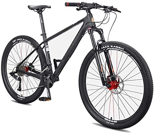 Vélos de montagnes : Man VTT, 27, 5 pouces freins à disque VTT semi-rigide en fibre de carbone Grand vélo de montagne des pneus, 36 vitesses, 36 vitesse