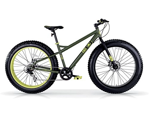 Vélos de montagnes : MBM fatmachine, Fat Bike de Montagne Unisexe Enfants Taille Unique Verde Militare A42