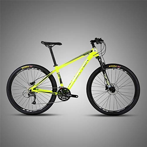 Vélos de montagnes : Mdsfe vélo de Route Complet 26 Pouces en Alliage d'aluminium vélo de Montagne MANTIS2.0 22 Vitesses 30 Vitesses 33 Vitesses Niveau de Frein vélo VTT - FluorescentYellow600, 26x17