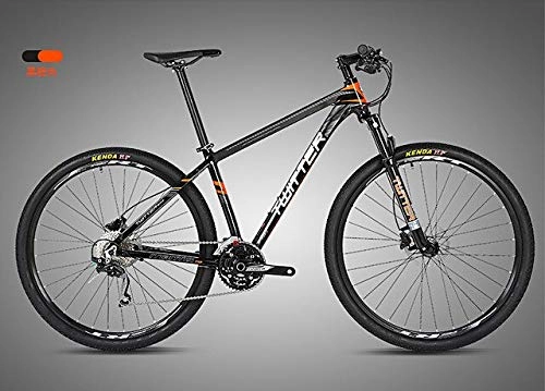 Vélos de montagnes : Mdsfe vélo de Route Complet 26 Pouces en Alliage d'aluminium vélo de Montagne MANTIS2.0 22 Vitesses 30 Vitesses 33 Vitesses Niveau de Frein vélo VTT - Noir Ora   M7000-22, 27.5X17