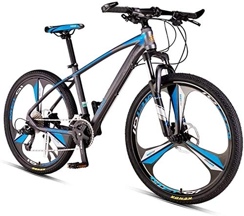 Vélos de montagnes : Mens Mountain Bikes, Adulte Femmes 33 Vitesse Vélo de montagne, VTT Semi-rigide avec double disque de frein, vélo de banlieue, Spoke Gray, (Color : 3 Spoke Gray)