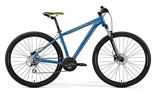 Vélos de montagnes : Merida Big.Nine 20-D Vélo pour homme 29" – Hardtail Bike – 24 vitesses, selle Merida Sport, Homme, bleu, 43, 2 cm (17")