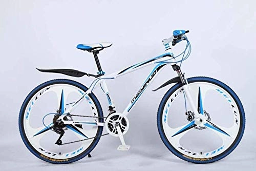 Vélos de montagnes : MJY Vélo 26In 21 vitesses VTT pour adulte, cadre complet en alliage d'aluminium léger, suspension avant de roue vélo pour homme, frein à disque 6-24, ré