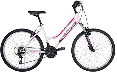 Vélos de montagnes : Schiano Integral 20 Pouces 28 cm Fille 6SP V-Brake Blanc / Rose