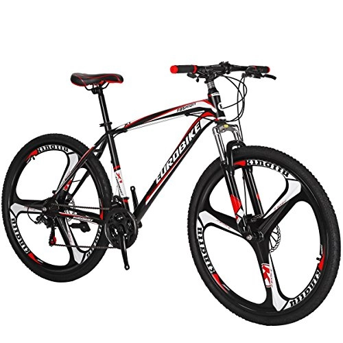 Vélos de montagnes : SL VTT X1 21 vitesses 27, 5" Roues à 3 rayons Double suspension Rouge