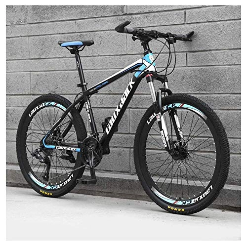 Vélos de montagnes : Sports de Plein air Freins à Disque VTT pour Hommes, vélo Adulte 26 Pouces, vélo de Montagne 21 Vitesses, Noir