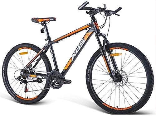 Vélos de montagnes : Syxfckc 26 Pouces VTT, BIS Disque en Aluminium 21 Vitesses VTT, VTT for Les Adultes, antidérapante, VTT (Color : Orange, Size : 17 inches)