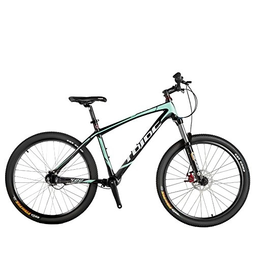 Vélos de montagnes : TDJDC Leader400 26 Pouces sans chaîne de Bicyclette, Arbre d'entraînement de vélo de Montagne, Cadre en Alliage d'aluminium, Freins à Disque d'huile (Vert)