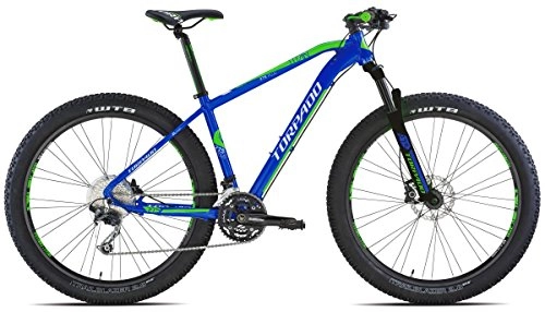 Vélos de montagnes : Titan Torpado vélo MTB 27, 5 "Plus alu 3 x 9 V Disque taille 40 bleu V17 (VTT ammortizzate) / Bicycle VTT Titan 27, 5 plus alu 3 x 9S disc Size 40 Blue V17 (VTT Front Suspension)