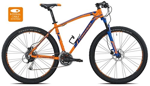 Vélos de montagnes : TORPADO &apos vélo MTB Mercury 29 "Alu 3 x 8 V Disque taille 40 Orange Bleu (VTT ammortizzate) / Bicycle VTT Mercury 29 alu 3 x 8S disc Size 40 Orange Blue (VTT Front Suspension)