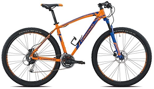 Vélos de montagnes : TORPADO vélo MTB Mercury 29 alu 3 x 8 V Disque Taille 52 Orange Bleu V17 (MTB avec Ressort) / Bicycle MTB Mercury 29 alu 3 x 8S Disc Size 52 Orange Blue V17 (MTB Front Suspension)