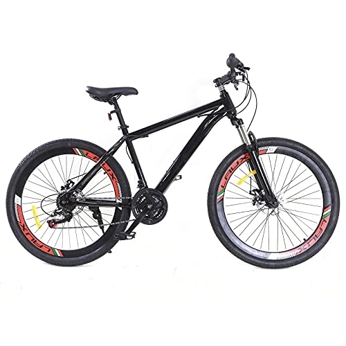 Vélos de montagnes : VTT 26" 21 vitesses, désert VTT en aluminium pour filles, garçons, hommes et femmes, noir 19, 1 kg