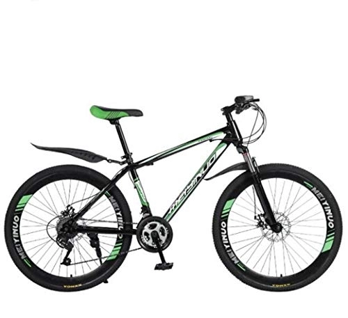 Vélos de montagnes : VTT 26 pouces 21 vitesses pour adulte, cadre complet en acier carbone léger, roue avant suspension, vélo pour homme, frein à disque