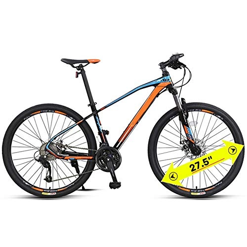 Vélos de montagnes : VTT 27.5 Pouces pour Homme, en Alliage D'Aluminium LéGer Cadre, 27 / 30 Vitesses Vélo à Vitesse Variable Spoke Wheel Vélo De Montagne, pour Hommes Et Femmes Adultes