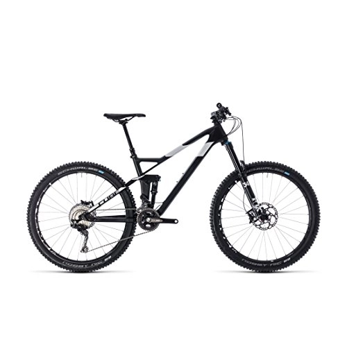 Vélos de montagnes : VTT Cube Stereo 140 HPC SL 27.5 carbon'n'white 2018 - 22"