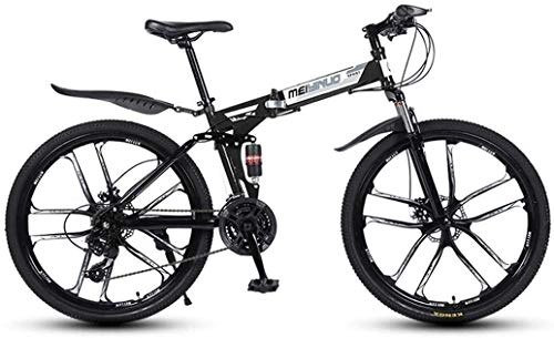 Vélos de montagnes : VTT for adultes, 26 pouces 27 vitesses en aluminium léger pleine suspension Cadre, fourche à suspension, frein à disque,