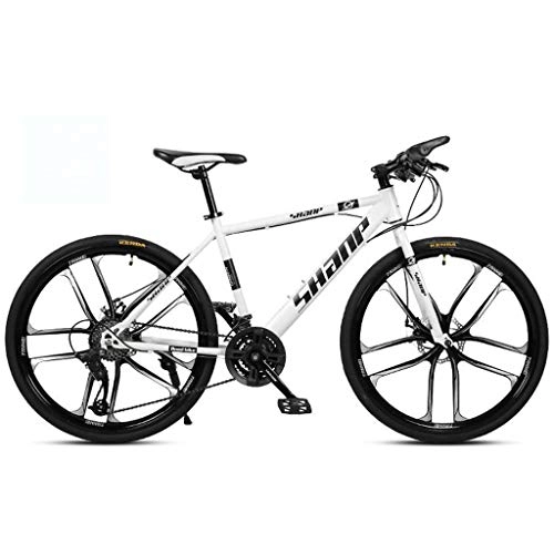 Vélos de montagnes : Vélo De Montagne VTT Vélo de Montagne 26 pouces de montagne Vélos 24 / 27 / 30 en alliage d'aluminium léger délais Cadre Suspension avant Frein à disque Tout-Terrain Bike Vélo De Montagne VTT