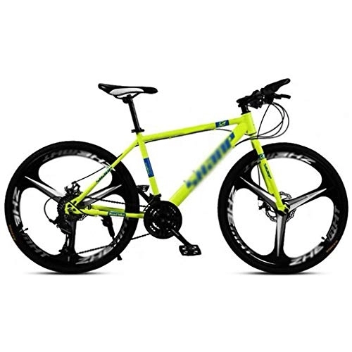 Vélos de montagnes : Vélos de Ville VTT VTT Vélo de Route VTT Homme 21 Vitesse 24 / 26 Pouces Roues for Adultes Femmes BMX Suspendu (Color : Green, Size : 26in)
