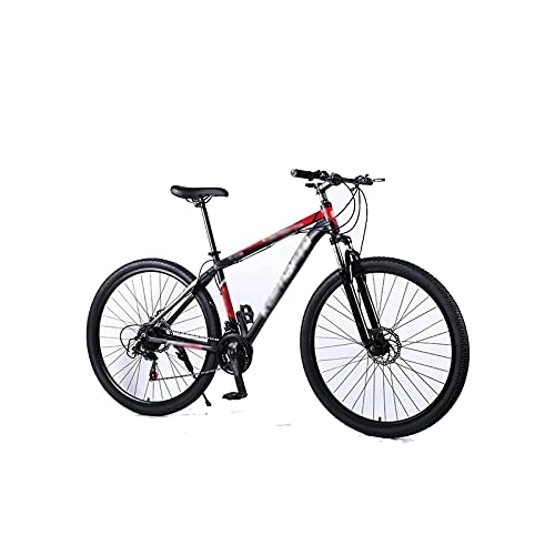 Vélos de montagnes : Wonzone zxc Vélo de montagne de 29 pouces en alliage d'aluminium ultraléger vélo à double frein à disque vélo de montagne sport de plein air (Couleur : rouge)