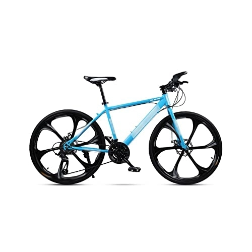 Vélos de montagnes : Wonzone zxc Vélo VTT adulte homme et femme amortisseur roue unique frein à disque course hors route (couleur : bleu)