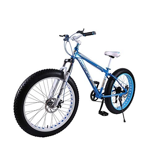 Vélos de montagnes : XIAOFEI Fat Wheel Bike Bicycle VéLo De Route 26 Pouces ATV Bicycle Snow Bike / Cruiser Beach Bicycle for Adult, Large Tire Snowmobile Shock-Absorbing Bicycle, A1, 26