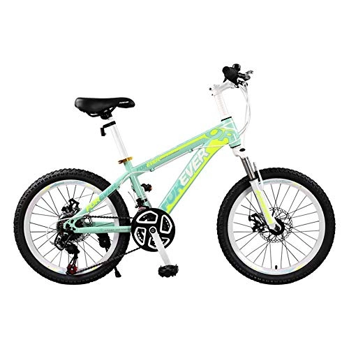 Vélos de montagnes : XMIMI Vélo de Montagne Jeunesse Acier à Haute teneur en Carbone Hommes et Femmes Vitesse Variable Freins à Disque Vélo 24 Vitesse 22 Pouces