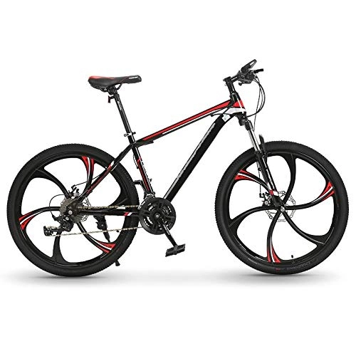 Vélos de montagnes : zhoudashu VTT 61 cm 66 cm, vitesse variable, poids léger, double amortisseur pour adulte et étudiant 66 cm 24 vitesses Sixcutterwheels