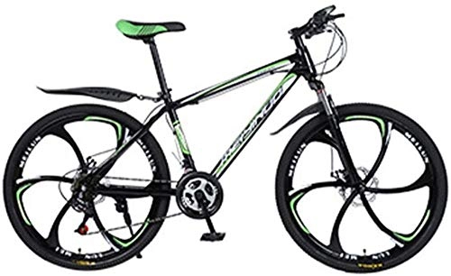 Vélos de montagnes : zhouzhou666 26 Pouces vélo en Acier au Carbone vélo de Montagne 21 Vitesses vélo avec Suspension intégrale VTT Fitness vélo de Loisir en Plein air-Style-E