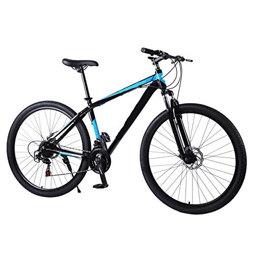 Vélos de montagnes : ZJBKX 24" 27 vitesses variables, double frein à disque de vélo de montagne cadre en alliage d'aluminium pour adulte, étudiant, VTT
