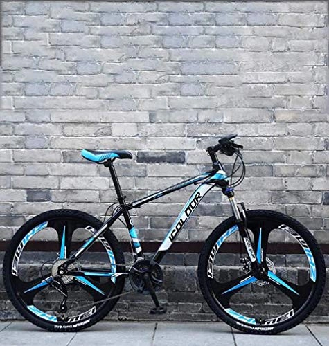 Vélos de montagnes : ZTBXQ Fitness Sports en Plein air 26 Pouces VTT Double Frein à Disque Trek Bike Cadre en Alliage d'aluminium / Roues Plage motoneige vélo Bleu 21 Vitesses