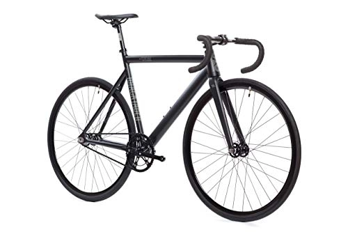 Vélos de routes : Black Label Vélo de route 6061 v2 - Noir mat - 52 cm (pilotes de 1, 50 m à 1, 70 m)