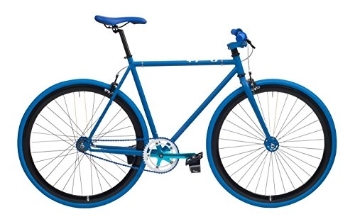Vélos de routes : Cheetah 3.0, vlo pignon Fixe M Bleu Mat