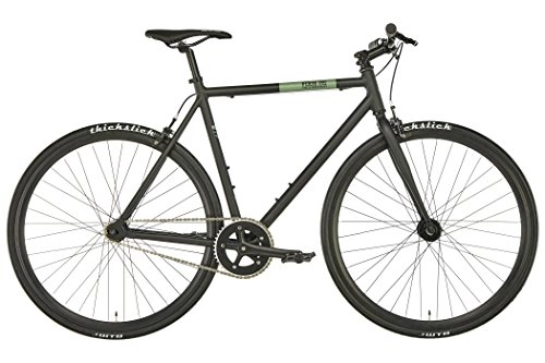 Vélos de routes : FIXIE Inc. Blackheath - Vélo de Ville - Noir / Kaki Hauteur de Cadre 55, 5cm 2018 Velo Ville Femme