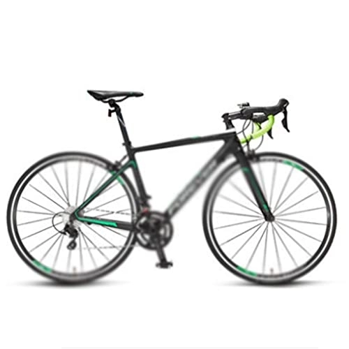 Vélos de routes : LUGMO zxc Vélo de route en fibre de carbone professionnel compétition ultra légère vent cassé 700c (couleur : vert, taille : orange)