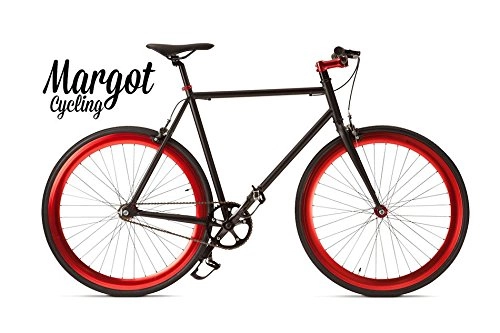 Vélos de routes : Margot Toro Loco 58 – Single Speed Fixie Vélo urbain