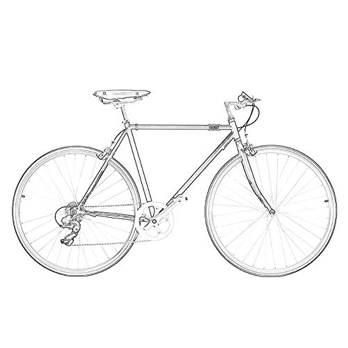 Vélos de routes : SICONG Vlo de Ville Homme et Femme, Bikes Rtro Confortable, Vlo de Route de Banlieue Adulte, pour Navetteurs, Citytrips