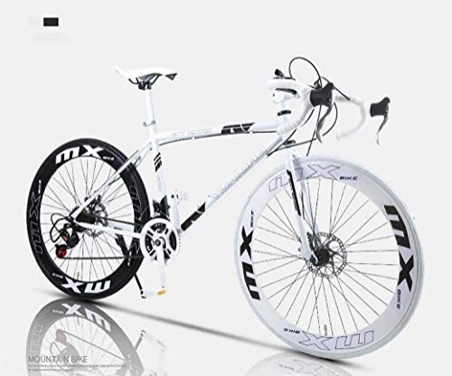 Vélos de routes : XIUYU VTT Vélo de Route 24 Vitesses 26" Bikes Double Frein à Disque Haute teneur en Carbone et en Acier Frame Racing Hommes Femmes Adulte, 60knife (Color : 40knife)