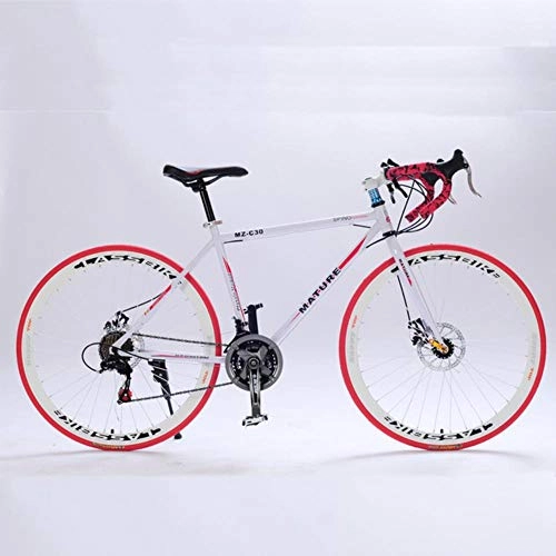 Vélos de routes : XZM Bikes 2.0 vélo de Route en Carbone vélo de Course 700C vélo de Route en Fibre de Carbone avec système de dérailleur 16 Vitesses, Rouge