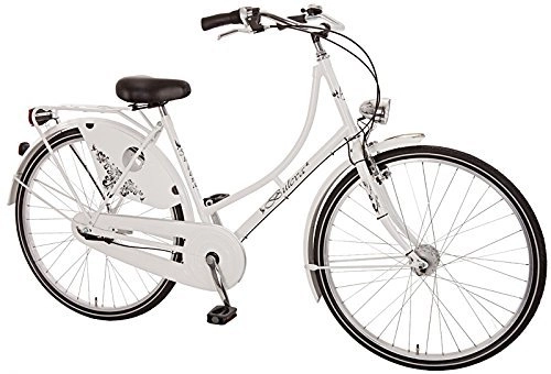 Vélos de villes : 28 '"Femme Roue Holland de City' Bachtenkirch Vélo pour fille 3 vitesses, de couleurs : blanc – Taille : Cadre de 50 cm