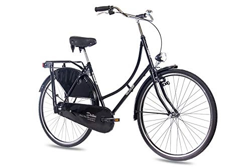 Vélos de villes : 28 "Vintage Holland Roue City de KCP deritus avec 1 vitesse et la Démission Noir